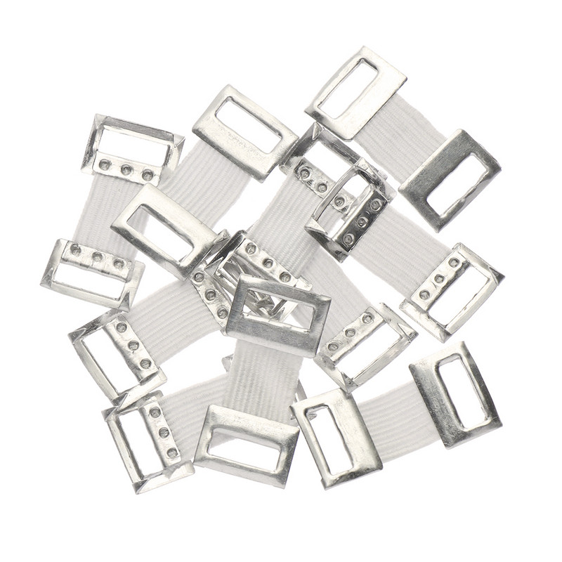 10 db kötszer kapcsok csere elasztikus kötszer tekercs sztreccs fém kapcsok rögzítő bilincsek elsősegélykészlet sportruházat horgok kiegészítő