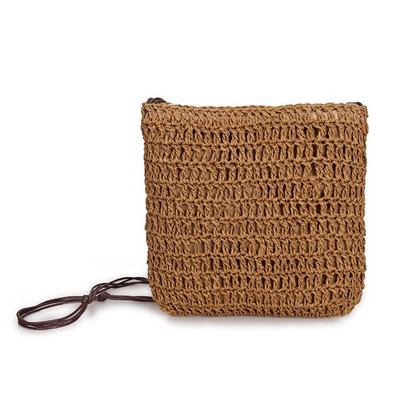 Uus Crossbody väike kott Jaapani Korea stiilis lihtne õlgedest kootud kott, mis sobib puhkuseks käsitsi valmistatud õlakott Naiste riidest kott