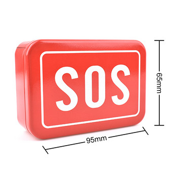 1-3 бр. SOS спасителна кутия Външен комплект за първа помощ SOS калъф за самопомощ Комплект за оцеляване Аварийни комплекти за желязо за първа помощ Оборудване за къмпинг