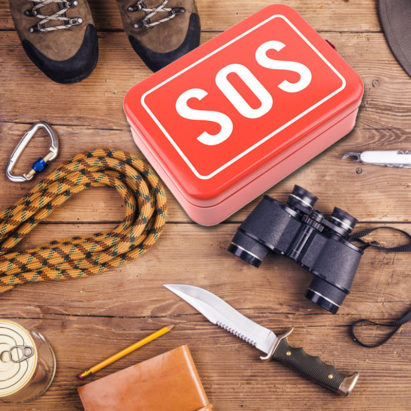 1-3 τεμ. SOS Rescue Box Εξωτερικό κιτ πρώτων βοηθειών SOS Θήκη αυτοβοήθειας κιτ επιβίωσης Σιδερένιο κιτ πρώτων βοηθειών έκτακτης ανάγκης Εξοπλισμός κάμπινγκ