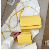 SMOOZA Fashion Γυναικείες τσάντες 2022 Χαριτωμένα Chain Flap Τσάντες Υψηλής Ποιότητας Νέα Τσάντες χιαστί ώμου Candy Color Δερμάτινες τσάντες PU