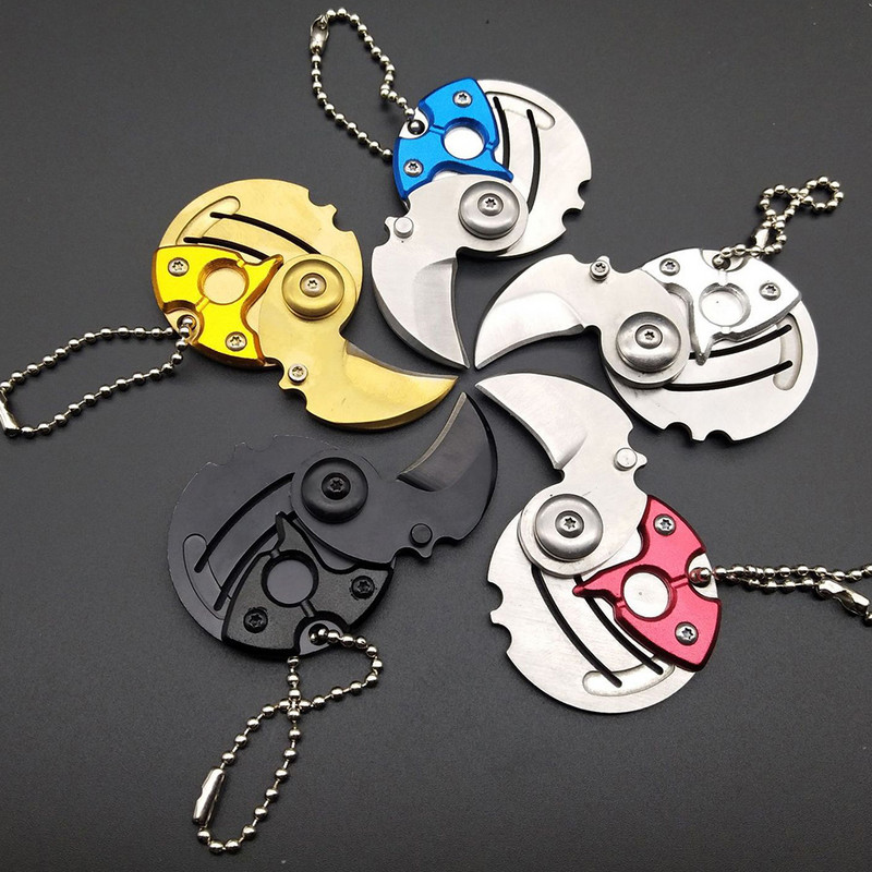 Multifunktsionaalne võtmehoidja kuusnurkne mündinuga kokkupandav mini tasku kruvikeeraja lõikur avaja skaala joonlaud küünelõikuri välistööriist