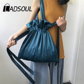 LADSOUL New γυναικεία τσάντα ώμου Γυναικεία τσάντα μόδας Wild girl Χαριτωμένο καλοκαιρινό κορδόνι τσάντα ώμου Λείο σατέν