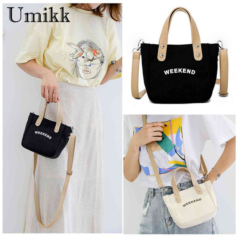 Naiste kandekott Suure mahutavusega käekotid õpilaste lõuend vabaaja kirjatrükiga riidest messenger õlg Naiste koolipoekott