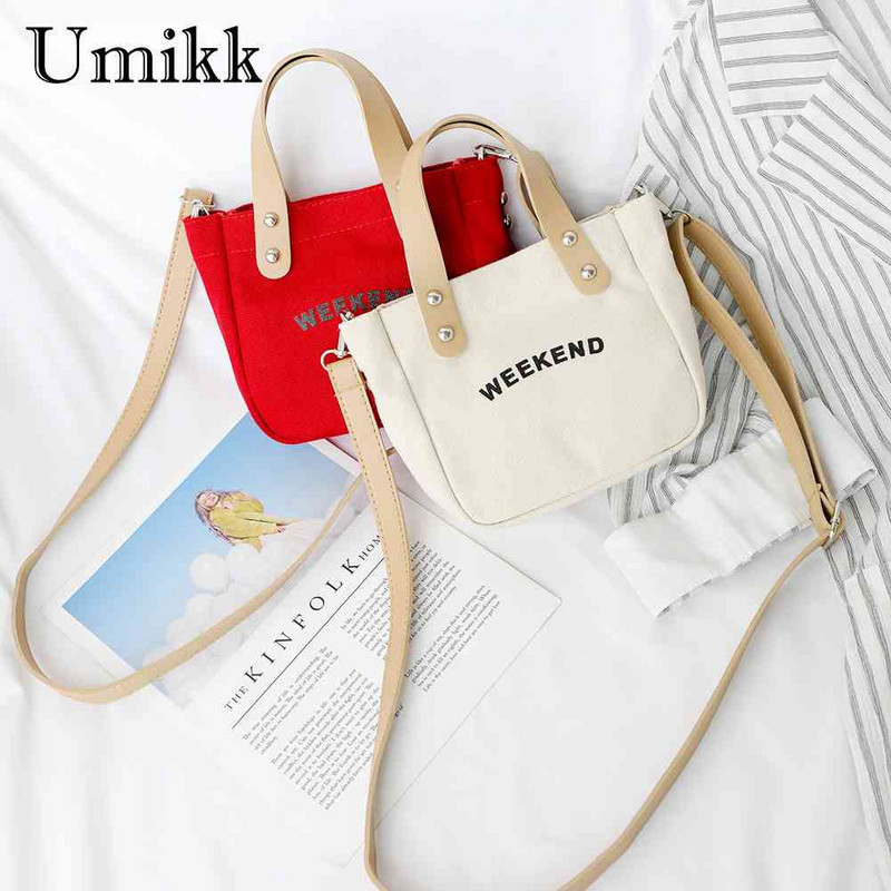 Naiste kandekott Suure mahutavusega käekotid õpilaste lõuend vabaaja kirjatrükiga riidest messenger õlg Naiste koolipoekott