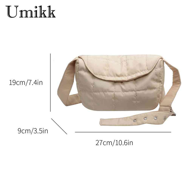 Moodsad naiste kotid Tepitud puuvillane õlakott Ühevärviline rombmustriline klapitasku Kerge naiste rahakott