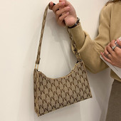 Geantă de imprimare de modă pentru femei Geantă de mână din piele PU pentru subrat Geanta de subrat cu design simplu