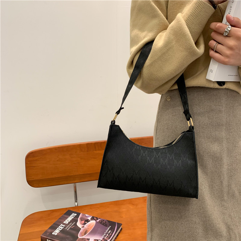 Geantă de imprimare de modă pentru femei Geantă de mână din piele PU pentru subrat Geanta de subrat cu design simplu