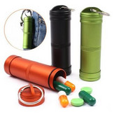 1 τεμ. Capsule Survival Seal Trunk Αδιάβροχο κουτί πεζοπορίας Δοχείο υπαίθριας θήκης για ξηρό μπουκάλι Αποθήκευση Camping Medicine EDC Θήκη χαπιών