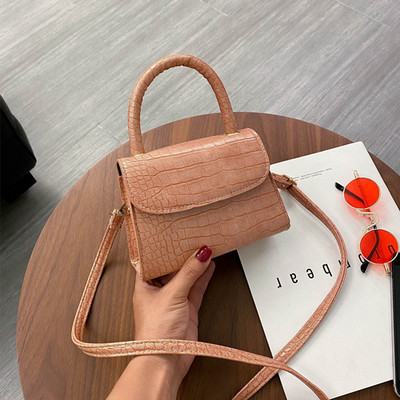 2021 Alligator Pattern Mini Crossbody kotid naistele 2020 PU nahast õlakott Moodne naiste disainiga väike naiste käekott