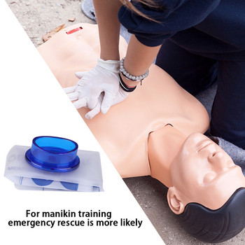 Еднократна първа помощ Дихателен респиратор CPR Щит за лице Маска за изкуствено дишане Аварийно обучение Спасителен инструмент за оцеляване