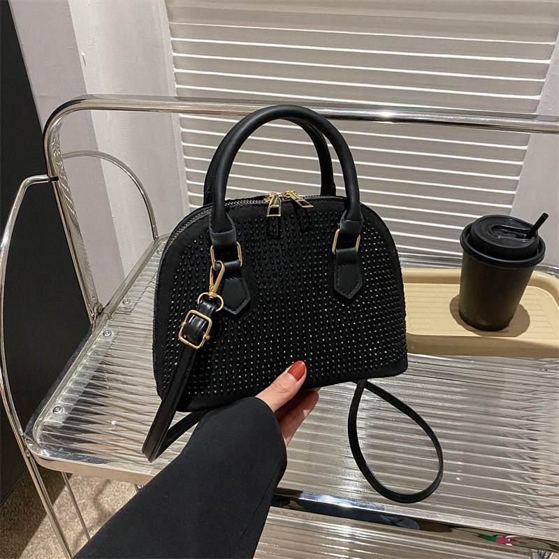 Πολυτελείς τσάντες Diamond Half Moon Καλοκαιρινές Νέες γυναικείες δερμάτινες γυναικείες σχεδιαστές υψηλής ποιότητας τσάντες ώμου Messenger