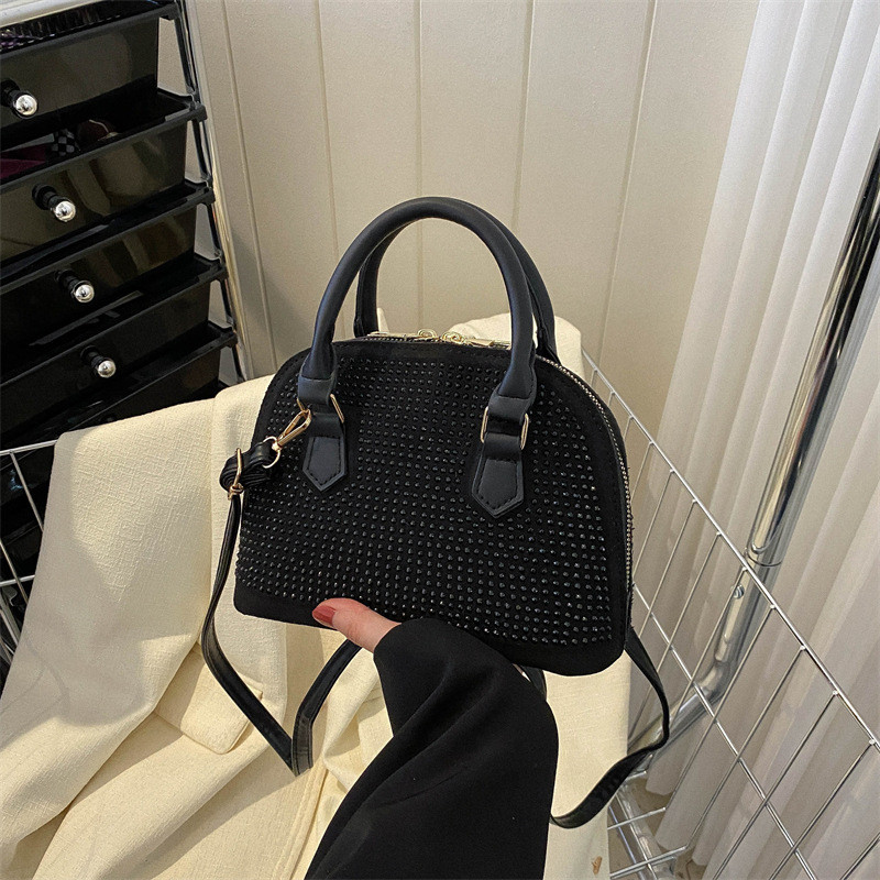 Πολυτελείς τσάντες Diamond Half Moon Καλοκαιρινές Νέες γυναικείες δερμάτινες γυναικείες σχεδιαστές υψηλής ποιότητας τσάντες ώμου Messenger