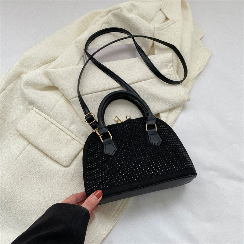 Πολυτελείς τσάντες Diamond Half Moon Καλοκαιρινές Νέες γυναικείες δερμάτινες γυναικείες σχεδιαστές υψηλής ποιότητας τσάντες ώμου Messenger