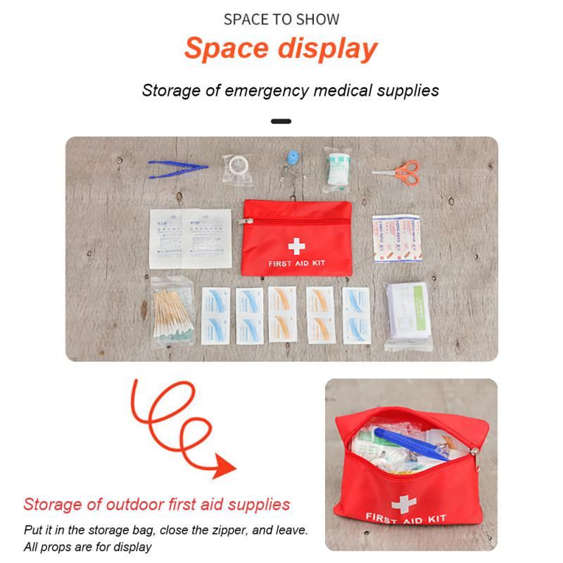 Преносим комплект за спешна първа помощ Външен водоустойчив комплект за съхранение на насекоми Семеен комплект за медицина Къмпинг Туризъм