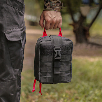 Molle Pouch Kit Πρώτων Βοηθειών EDC Military Tactical Gear Emergency Medicine Bag Camping Survival Camping Πεζοπορία Τσάντες κυνηγιού μέσης
