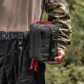 Комплект за първа помощ Molle Pouch EDC Военна тактическа екипировка Чанта за спешна медицина Чанта за оцеляване на открито, Къмпинг, туризъм, поясни ловни чанти