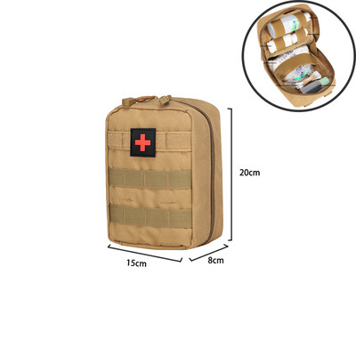 Molle Pouch Kit Πρώτων Βοηθειών EDC Military Tactical Gear Emergency Medicine Bag Camping Survival Camping Πεζοπορία Τσάντες κυνηγιού μέσης