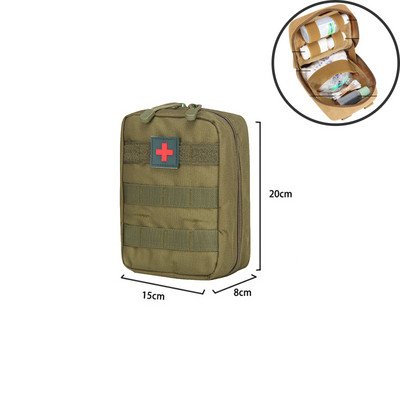 Molle Pouch Kit Πρώτων Βοηθειών EDC Military Tactical Gear Emergency Medicine Bag Camping Survival Camping Πεζοπορία Τσάντες κυνηγιού μέσης