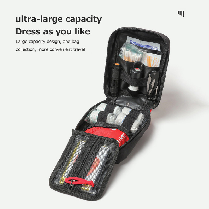 Molle Pouch Kit Πρώτων Βοηθειών EDC Military Tactical Gear Emergency Medicine Bag Camping Survival Camping Πεζοπορία Τσάντες κυνηγιού μέσης