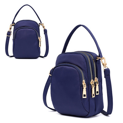 Moodne naiste kott tõmblukk Mobiiltelefoni õlakott Naiste multifunktsionaalne käekott Randmekott Crossbody Mobiiltelefon