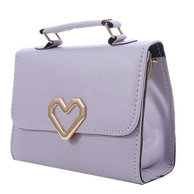 Love Button Φορητή, ευέλικτη τσάντα ώμου Γυναικεία μικρή τετράγωνη τσάντα Messenger Γυναικεία Τηλέφωνο συμπαγή τσάντες τσάντες τσάντα χιαστί