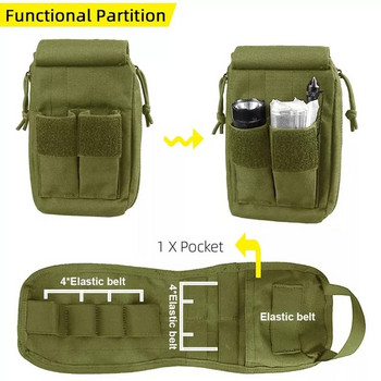 Tactical Waist Bag Military EMT Quick Release First Aid Kit Medical Camping Hunting Accessories EDC Pack тактическая аптечка