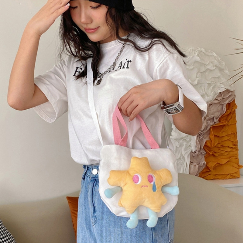 Τσάντα ώμου Cartoon Starfish Γυναικεία Τσάντα χειρολαβής Cute Messenger