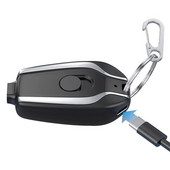Vanjski prijenosni punjač za telefon Privjesak za hitne slučajeve Mini Power Bank Ultrakompaktno bežično brzo punjenje USB C baterija
