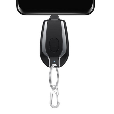 Vanjski prijenosni punjač za telefon Privjesak za hitne slučajeve Mini Power Bank Ultrakompaktno bežično brzo punjenje USB C baterija