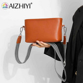 Geantă Messenger din piele de vacă cu prim-strat, curea lată din material, genți de mână pentru femei, de modă, de culoare solidă, ocazional, simplu, pentru vacanța de weekend