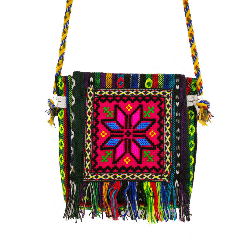 Γυναικείες γυναικείες σταυροβελονιά Τσάντες χιαστί Χριστουγεννιάτικες τσάντες με μοτίβο χιονονιφάδας casual Τσάντα ταξιδιού