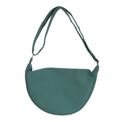 Vispārpiemērota ikdienas plecu soma sievietēm Vienkrāsu kurjera soma pusaudžu ūdensnecaurlaidīga Crossbody soma studentu klimpu soma 517D