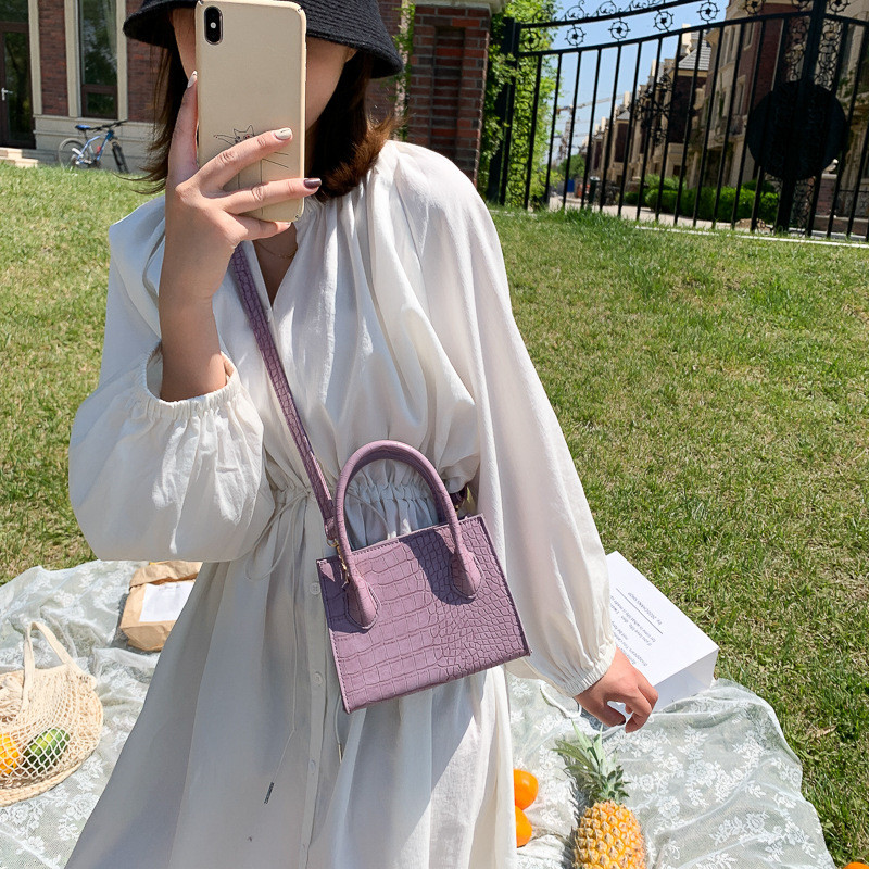 2022. aasta krokodillimustriga PU-nahast ristkehaga kotid naistele kett naiste õlakotid Mini rahakotid, reisikott