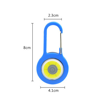 Преносимо осветление за ключодържател LED фенерче Карабинер Лампа Факел Лампи 3 режима Къмпинг Факел Светкавици Джобна светлина за раница
