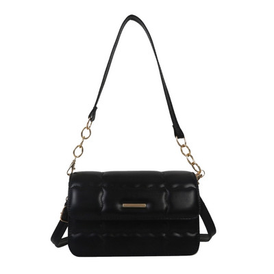 Απλή τσάντα ώμου για γυναίκες PU Δερμάτινη τσάντα χιαστί Γυναικεία τσάντα μασχάλης για κορίτσια τσάντα Messenger Μικρή casual τσάντα Ins 517D