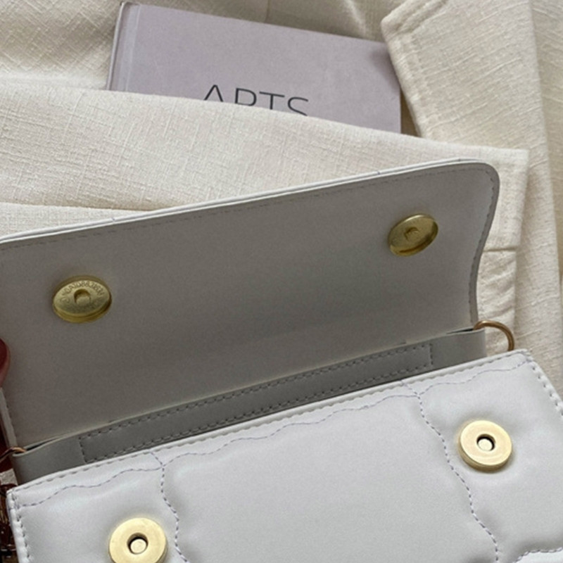 Απλή τσάντα ώμου για γυναίκες PU Δερμάτινη τσάντα χιαστί Γυναικεία τσάντα μασχάλης για κορίτσια τσάντα Messenger Μικρή casual τσάντα Ins 517D