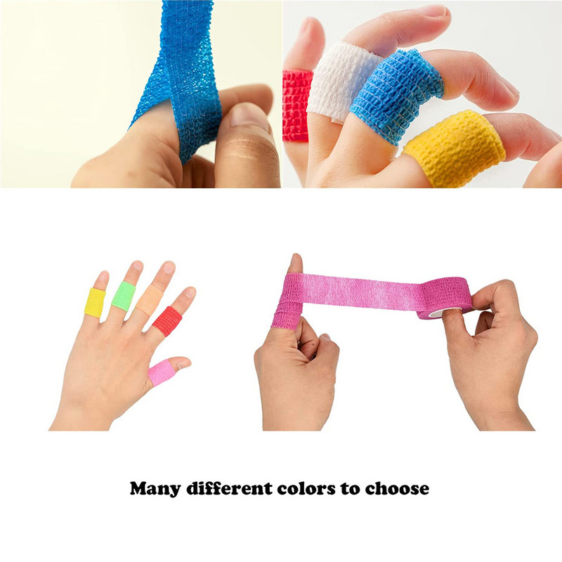 Αυτοκόλλητος ελαστικός επίδεσμος κάμπινγκ Κιτ πρώτων βοηθειών έκτακτης ανάγκης Επίδεσμος αθλητική γάζα Ταινία επιβίωσης Κιτ περιτύλιξης ταινίας εξοπλισμός κάμπινγκ