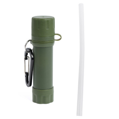 1 tk kaasaskantav ellujäämisveefiltriga õlepuhastuspudel matkamiseks väljas