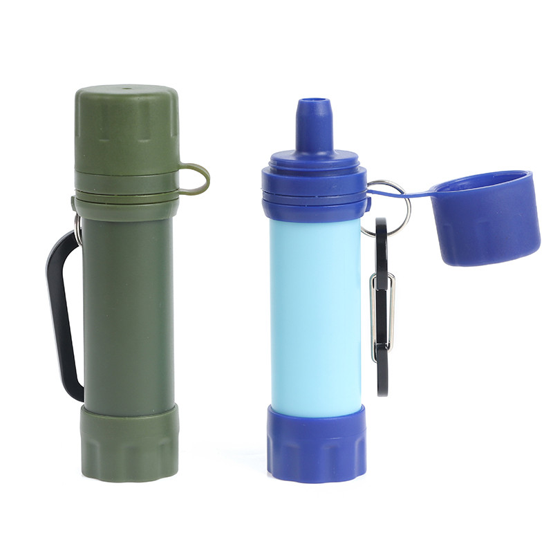 1 tk kaasaskantav ellujäämisveefiltriga õlepuhastuspudel matkamiseks väljas