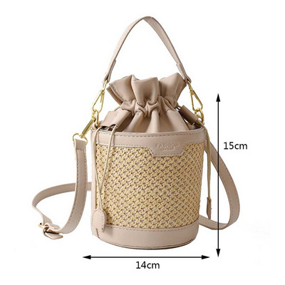 Moodne naiste kandiline ostukott Suvine õlgpärlitest kott Ülemise käepidemega käekott päikeselillede kaunistusega Elegantne naiste rahakott