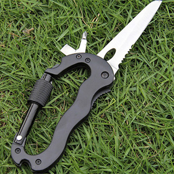 Carabiner Hook Κατσαβίδι Ανοιχτήρι μπουκαλιού defensa personal Tactical Knife Υπαίθριο αθλητικό κάμπινγκ Αναρρίχηση Εργαλεία αυτοάμυνας