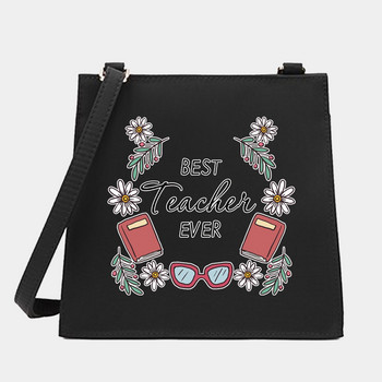 Дамска чанта за рамо Messenger за работа и работа Crossbody Tote Bag Teacher Series Pattern Designer Малки квадратни чанти Пазаруване Портмоне Дамска чанта