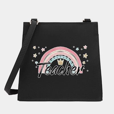 Naiste õla-messenger pendelrännaku kandekott õpetajate seeria mustrikujundaja väike kandiline kotid ostukott Käekott