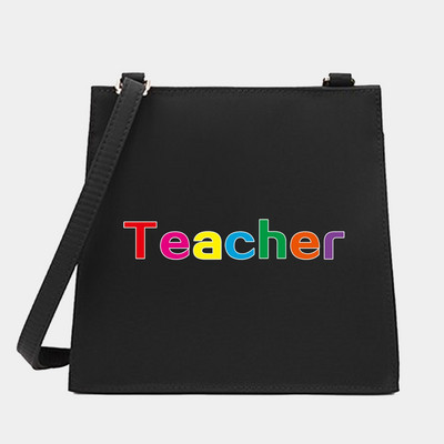 Naiste õla-messenger pendelrännaku kandekott õpetajate seeria mustrikujundaja väike kandiline kotid ostukott Käekott