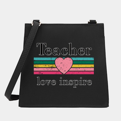 Naiste õla-messenger pendelrännaku kandekott õpetajate seeria mustrikujundaja väike kandiline kotid ostukott Käekott