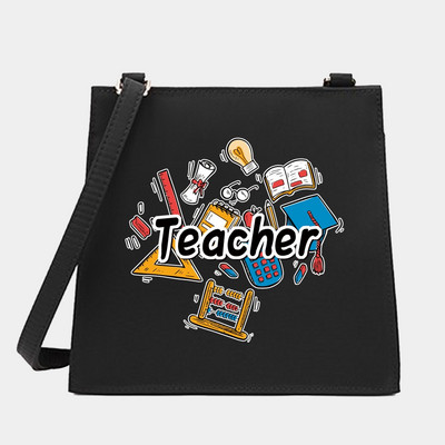 Naiste õla-messenger pendelrännaku kandekott õpetajate seeria mustrikujundaja väike kandiline kotid ostukott Käekott