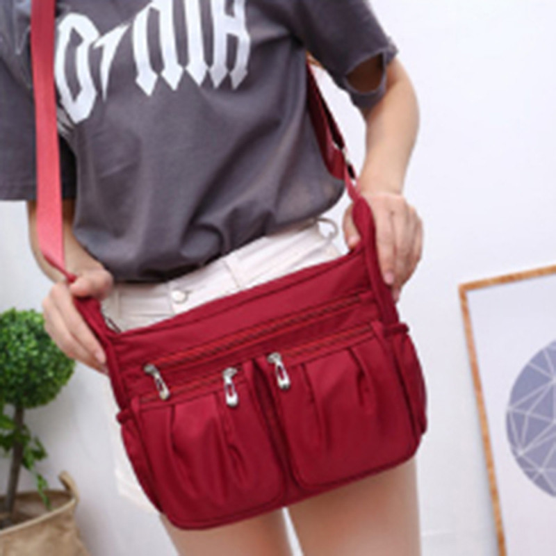 Fashion Γυναικείες τσάντες ώμου Messenger Τσάντα φερμουάρ Oxford Textile Travel Τσάντες χιαστί μεγάλης χωρητικότητας Τσάντες τσάντες