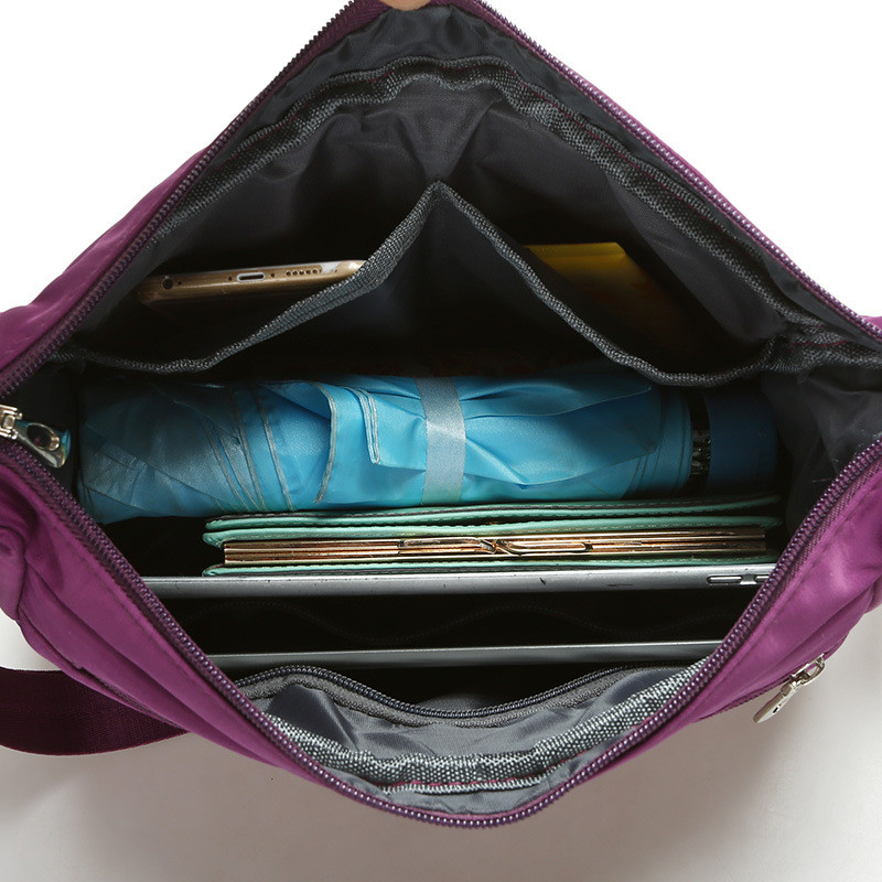 Fashion Γυναικείες τσάντες ώμου Messenger Τσάντα φερμουάρ Oxford Textile Travel Τσάντες χιαστί μεγάλης χωρητικότητας Τσάντες τσάντες