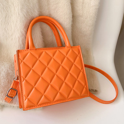 2023 New Lady's Handbag PU Δερμάτινο Διαμάντι Check Pattern Advanced Texture Τσάντα ώμου τσάντα χιαστί Πορτοφόλι τσάντα